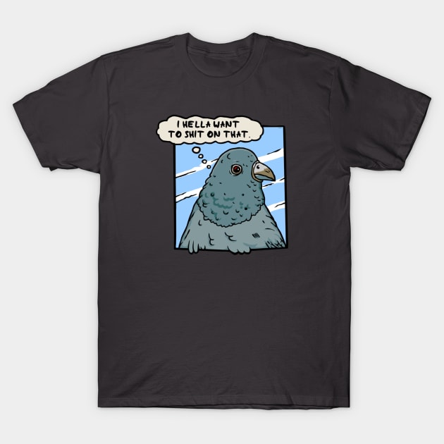 Pigeons T-Shirt by kirkiscool